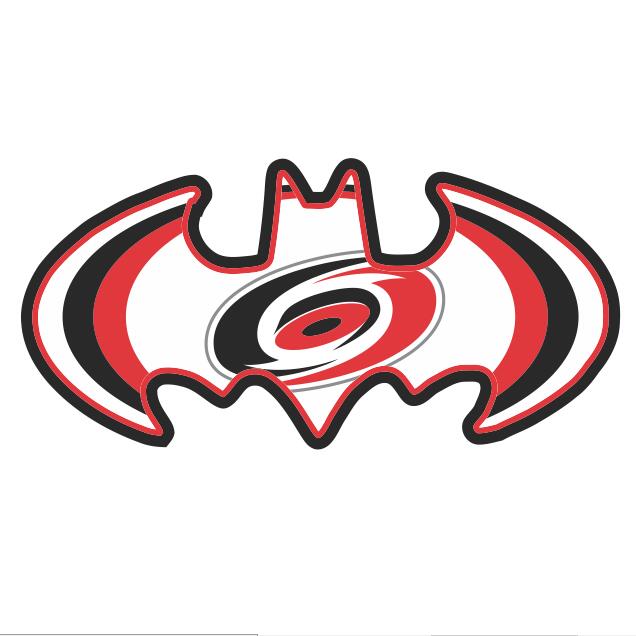 Carolina Hurricanes Batman Logo iron on heat transfer